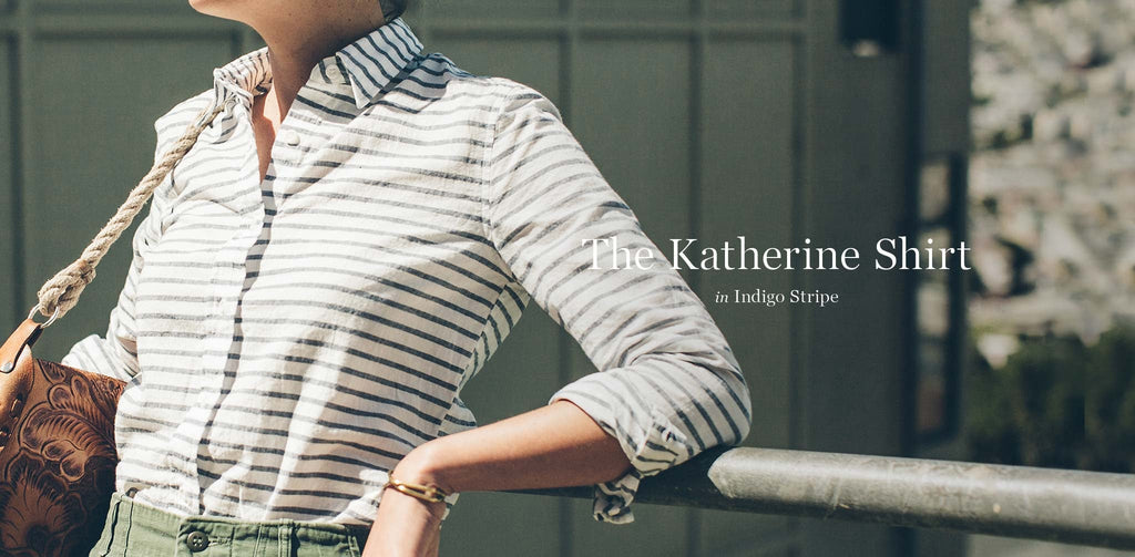 Indigo Stripe Dress K98187