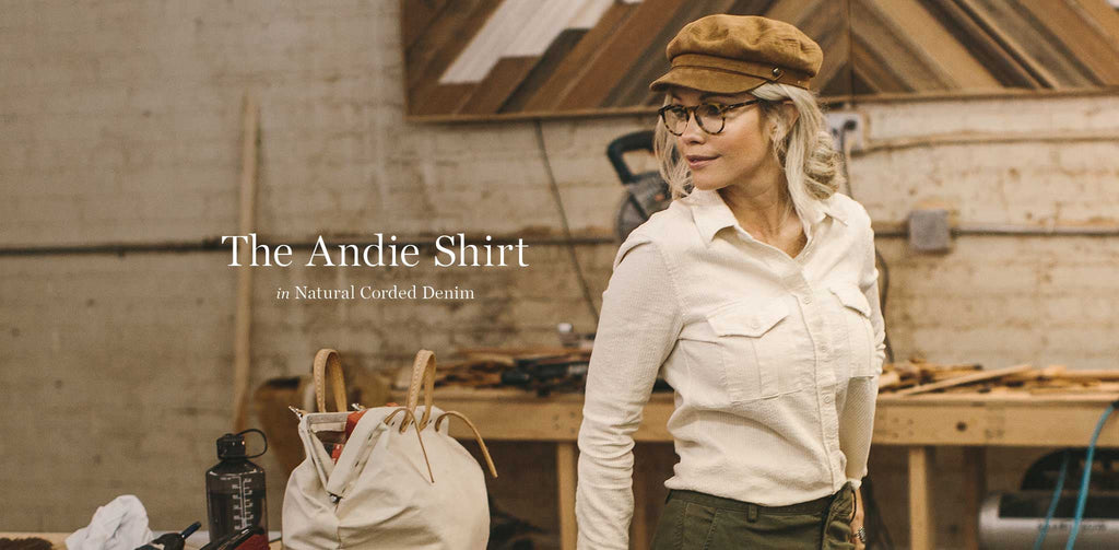 Natural Corded Denim Shirt N418771