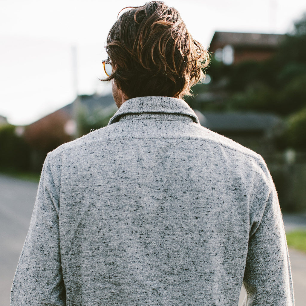 The Sun Down Shirt in Speckled Grey