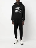 DSQUARED2 logo-print cotton drawstring hoodie