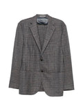 Corneliani check-pattern single-breasted blazer