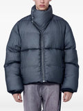 Rick Owens quilted high-neck jacket