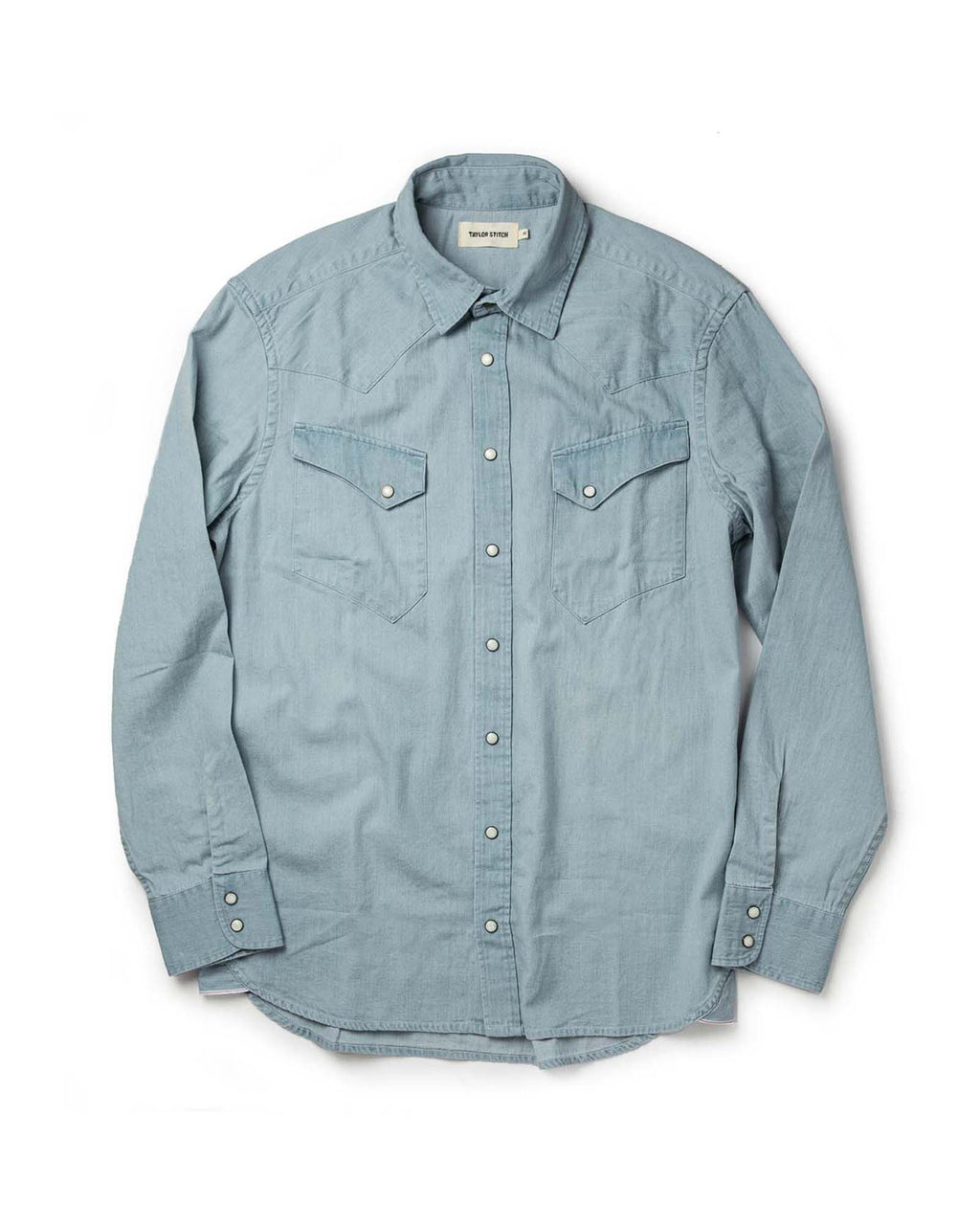 The Western Shirt in Washed Denim
