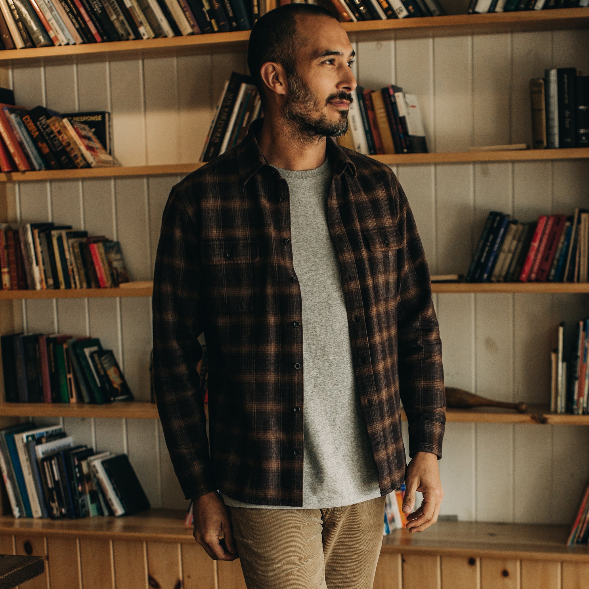 The Yosemite Shirt in Timber Shadow Plaid