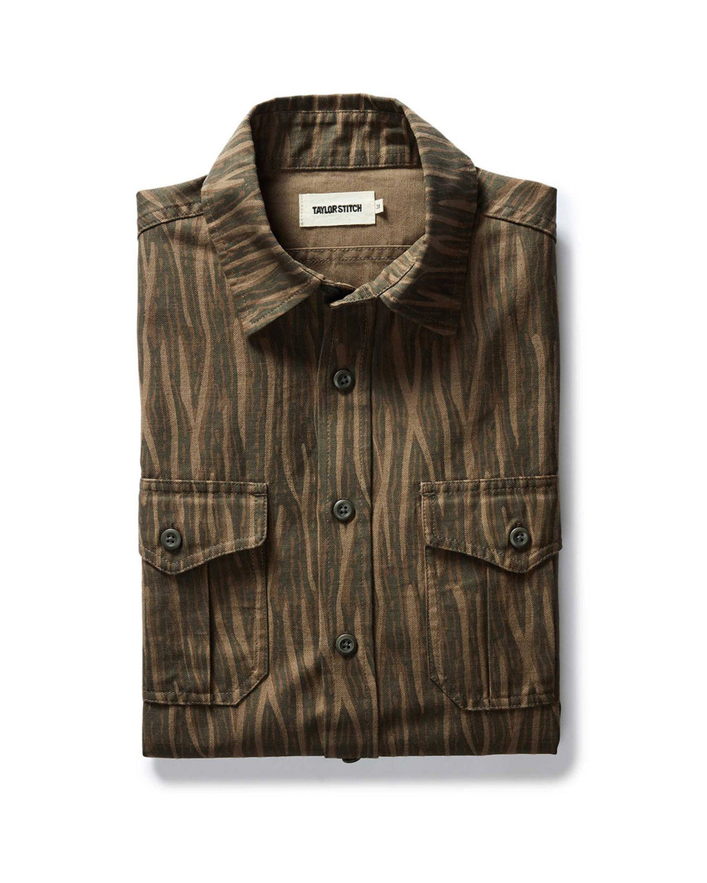 Bark Print Broken Twill Shirt L656118