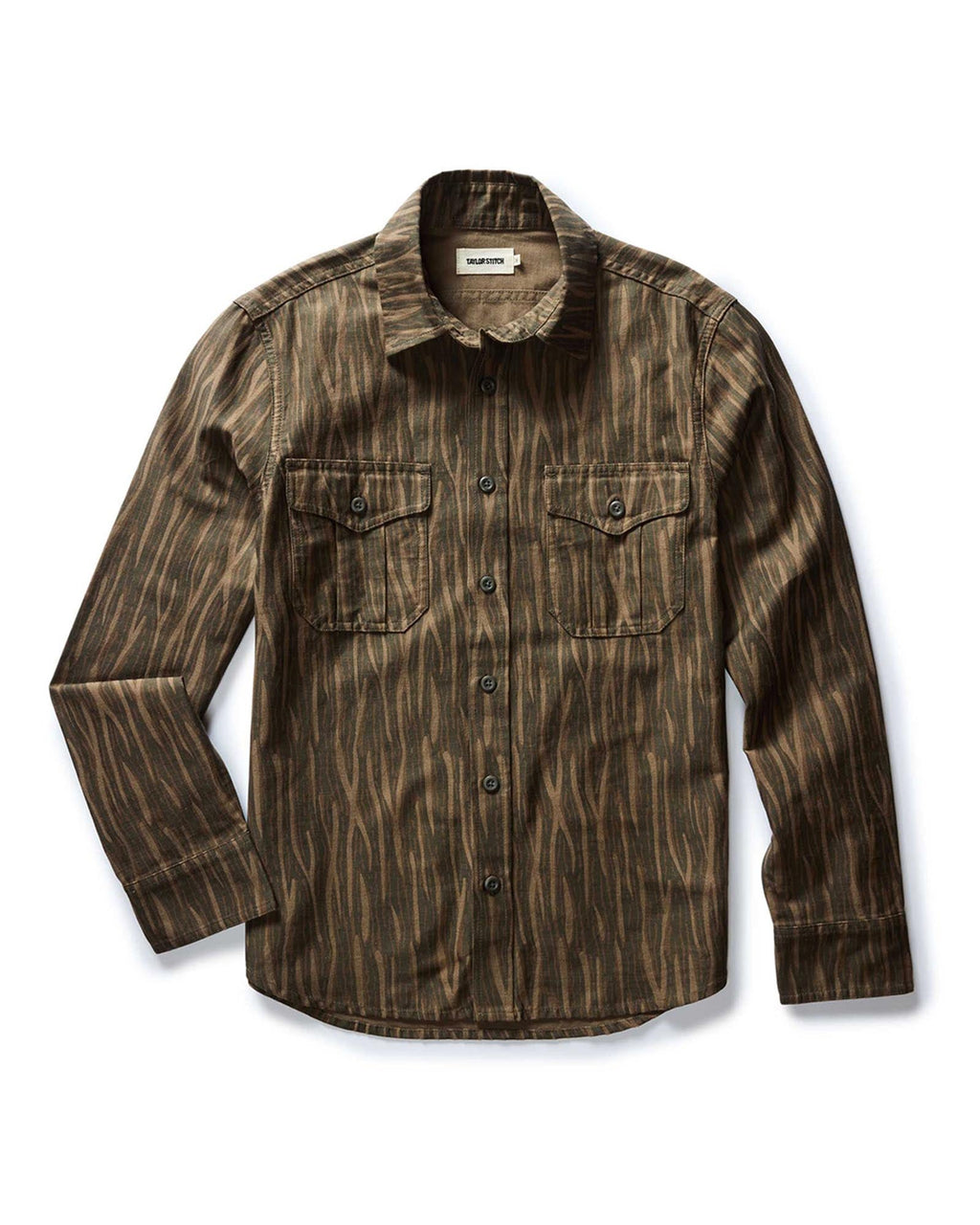 Bark Print Broken Twill Shirt L656118
