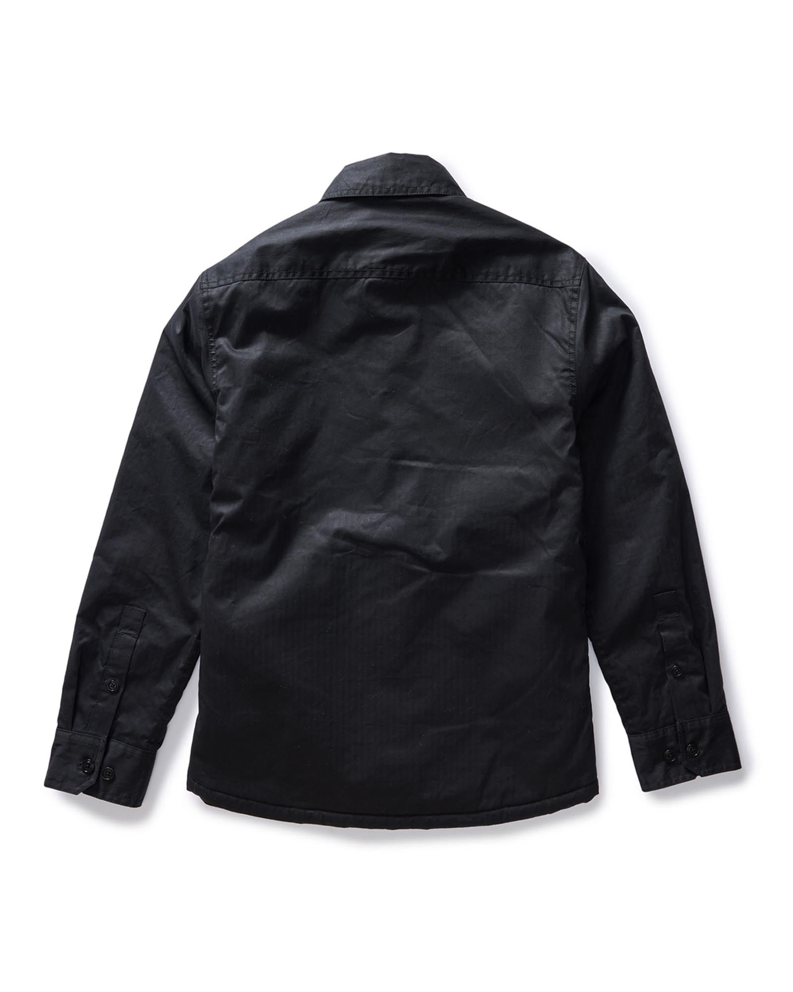 Jacket in Coal Dry Wax I80092