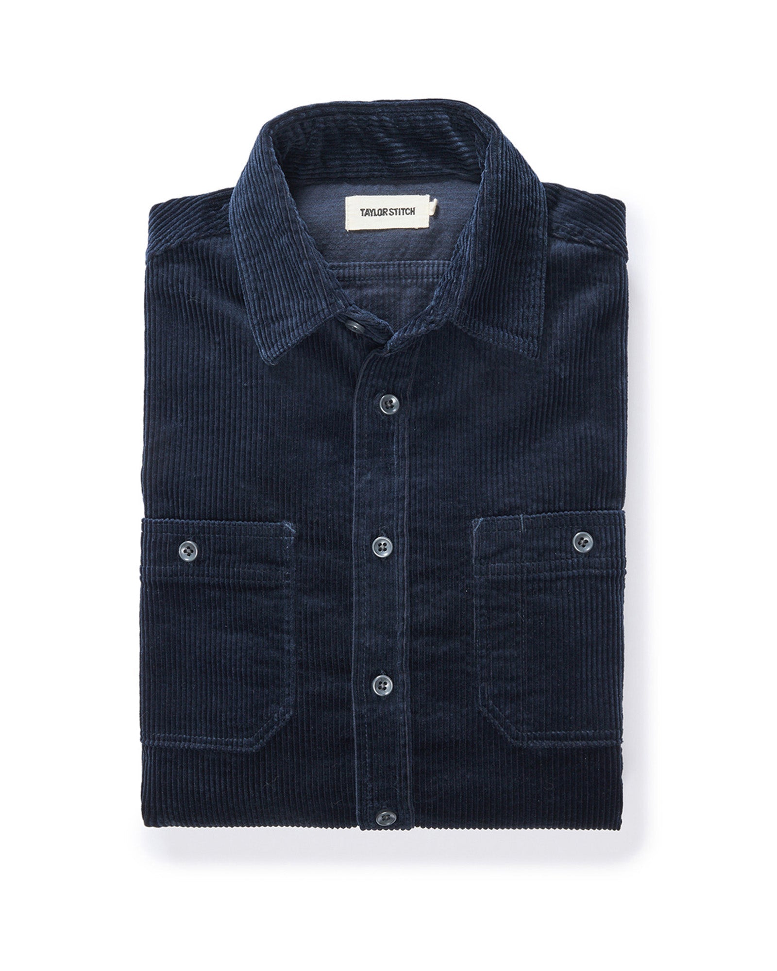 Corduroy Utility Shirt in Dark Navy A3232