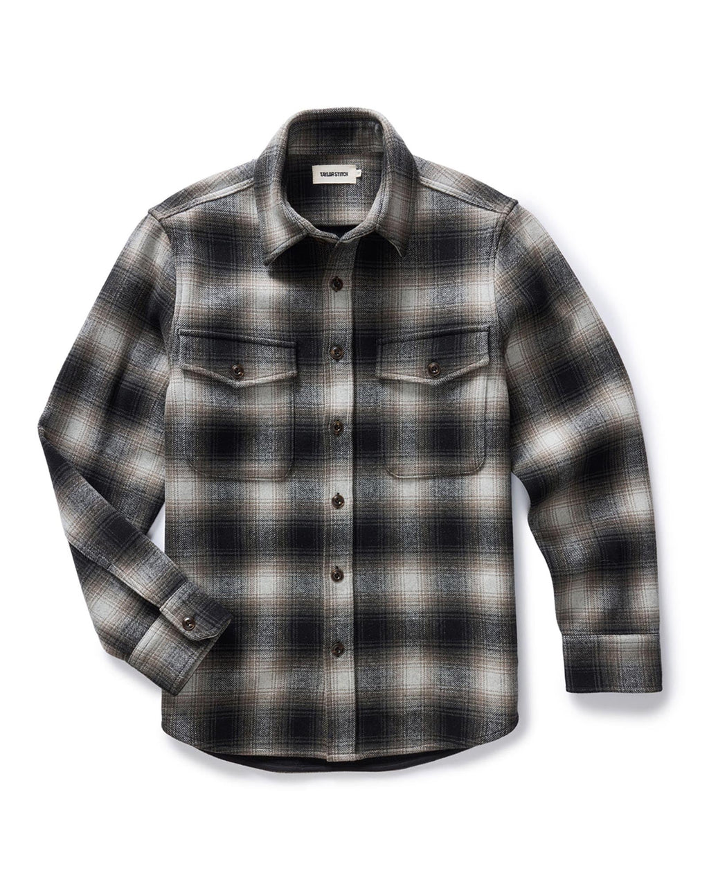 The Maritime Shirt Jacket in Olive Plaid