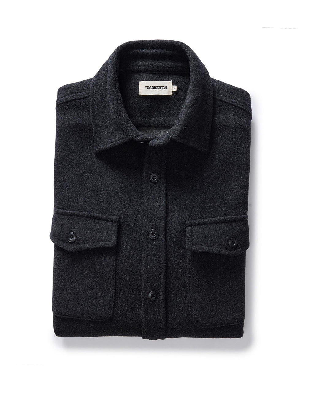 The Maritime Shirt Jacket in Heather Charcoal
