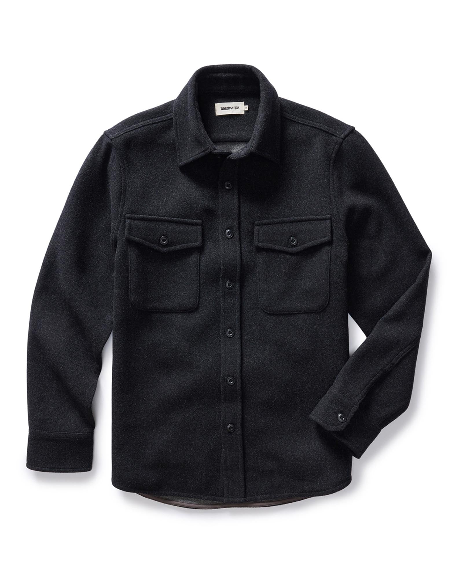 The Maritime Shirt Jacket in Heather Charcoal