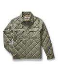 Shirt Jacket in Smoked Olive Dry Wax D954