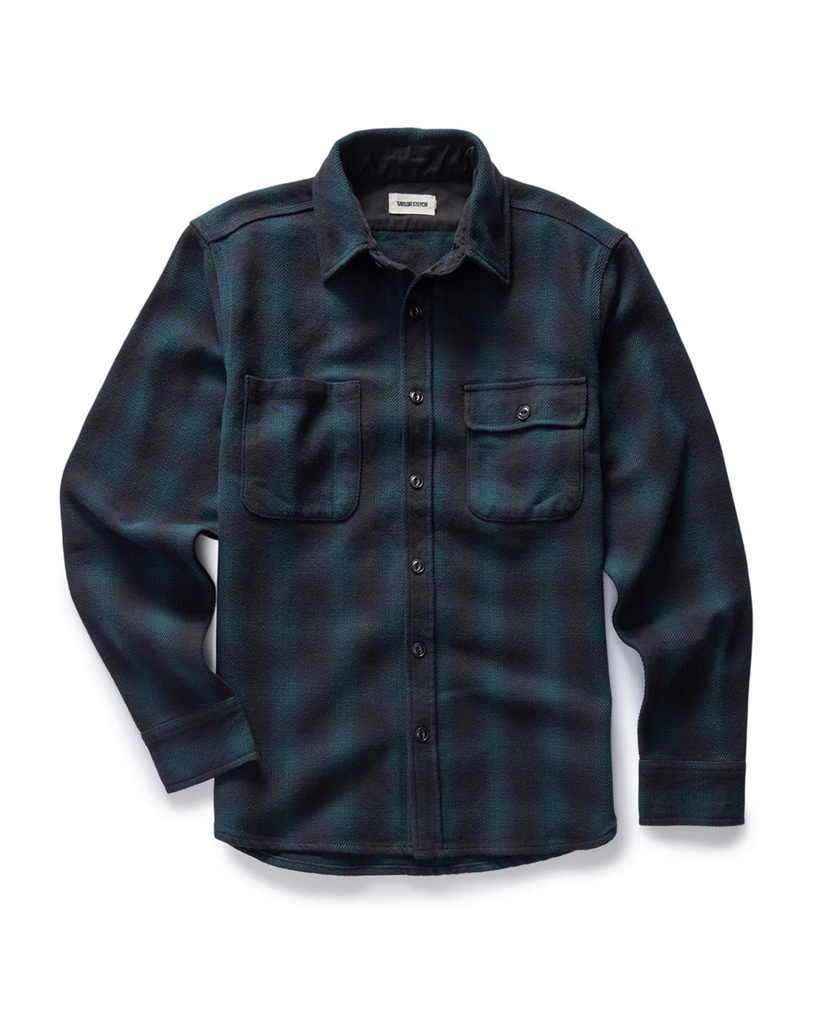 Black Pine Plaid Utility Shirt Z338