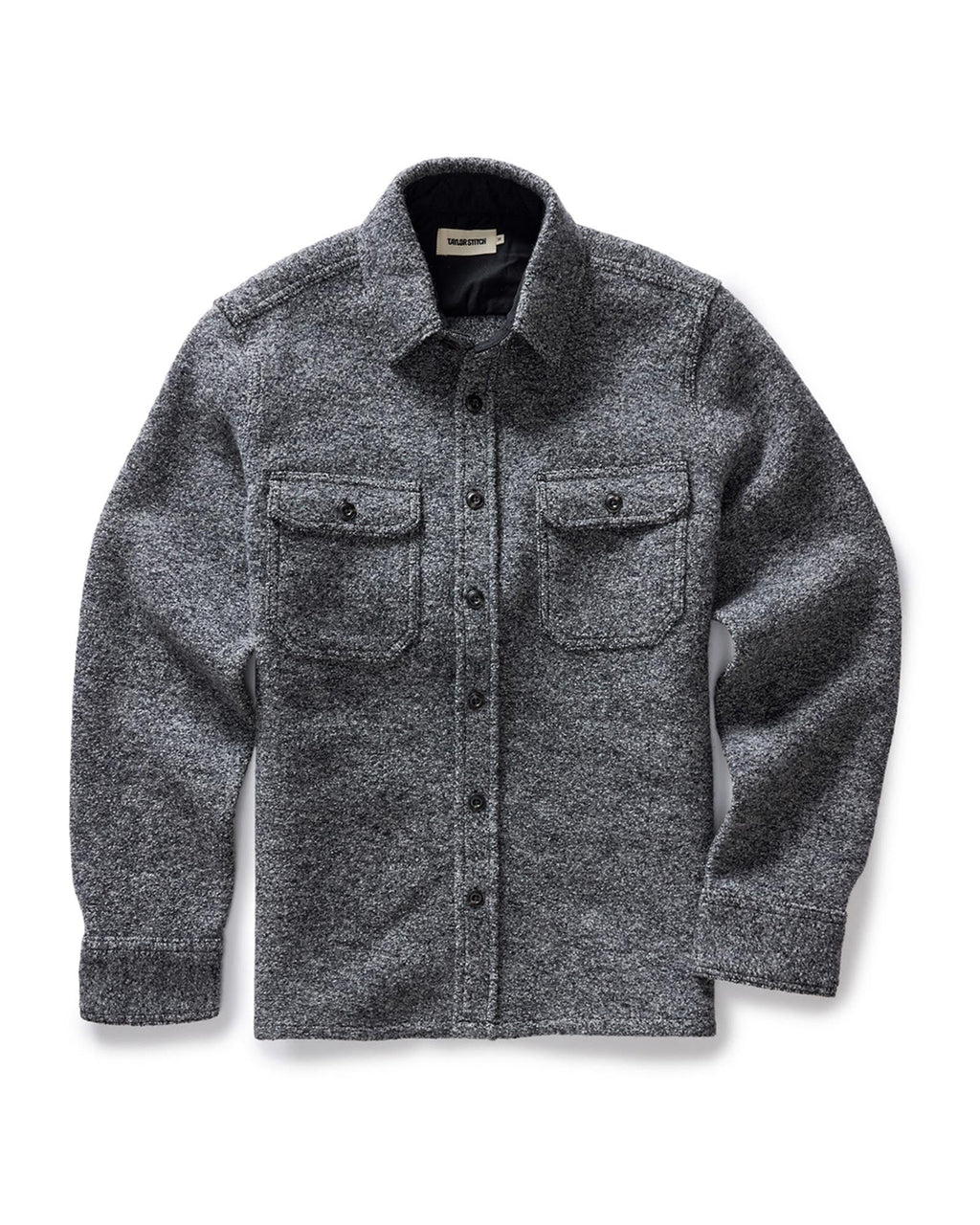 Heather Ash Boucle Overshirt A8187