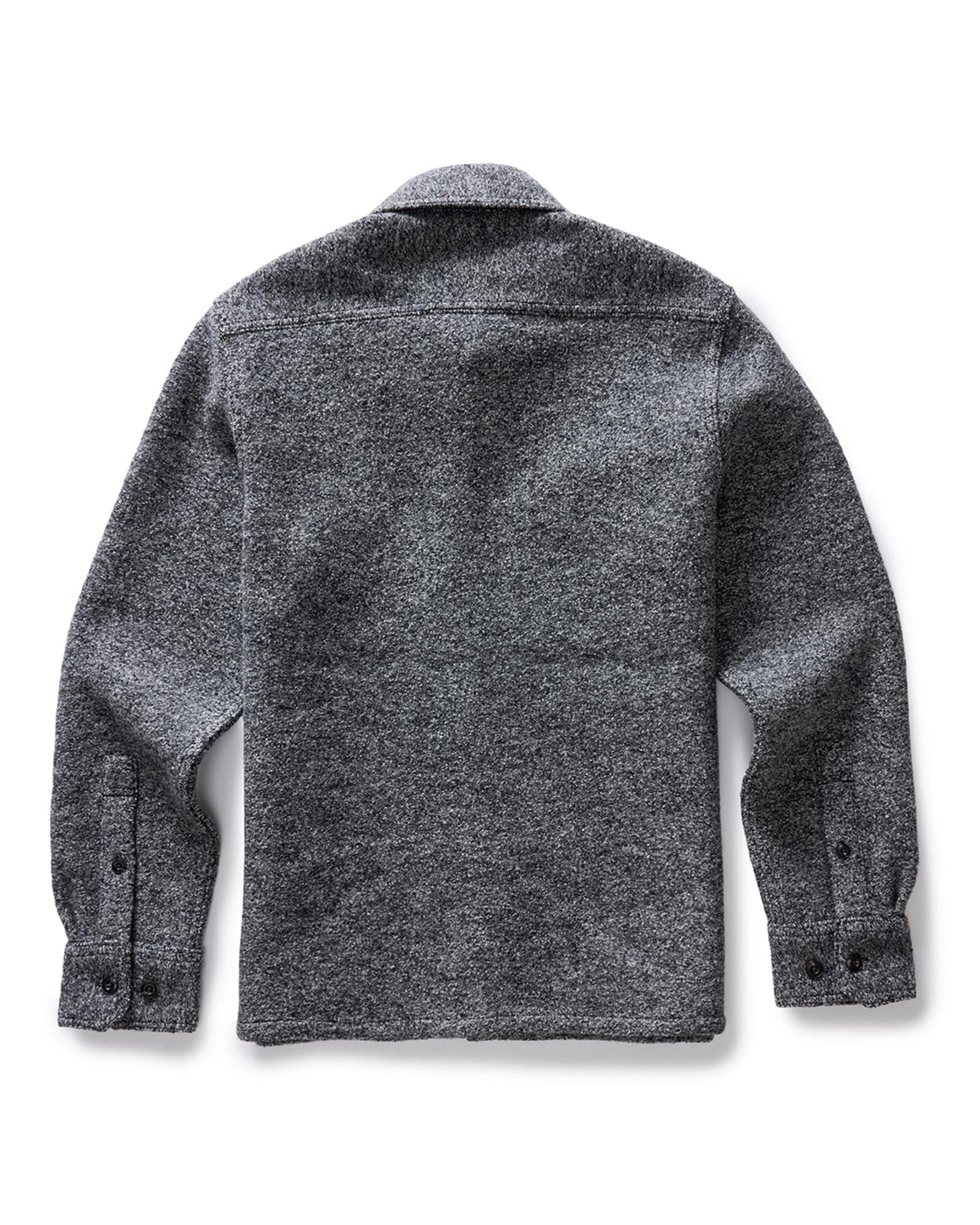 Heather Ash Boucle Overshirt A8187
