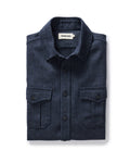 The Saddler Shirt in Midnight Check Wool