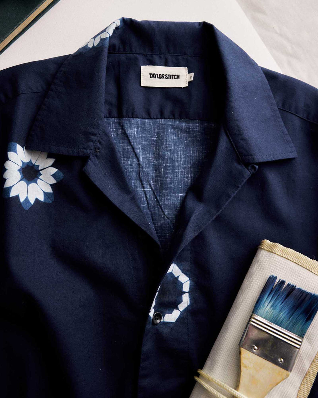 Dark Navy Geo Print Shirt H60880