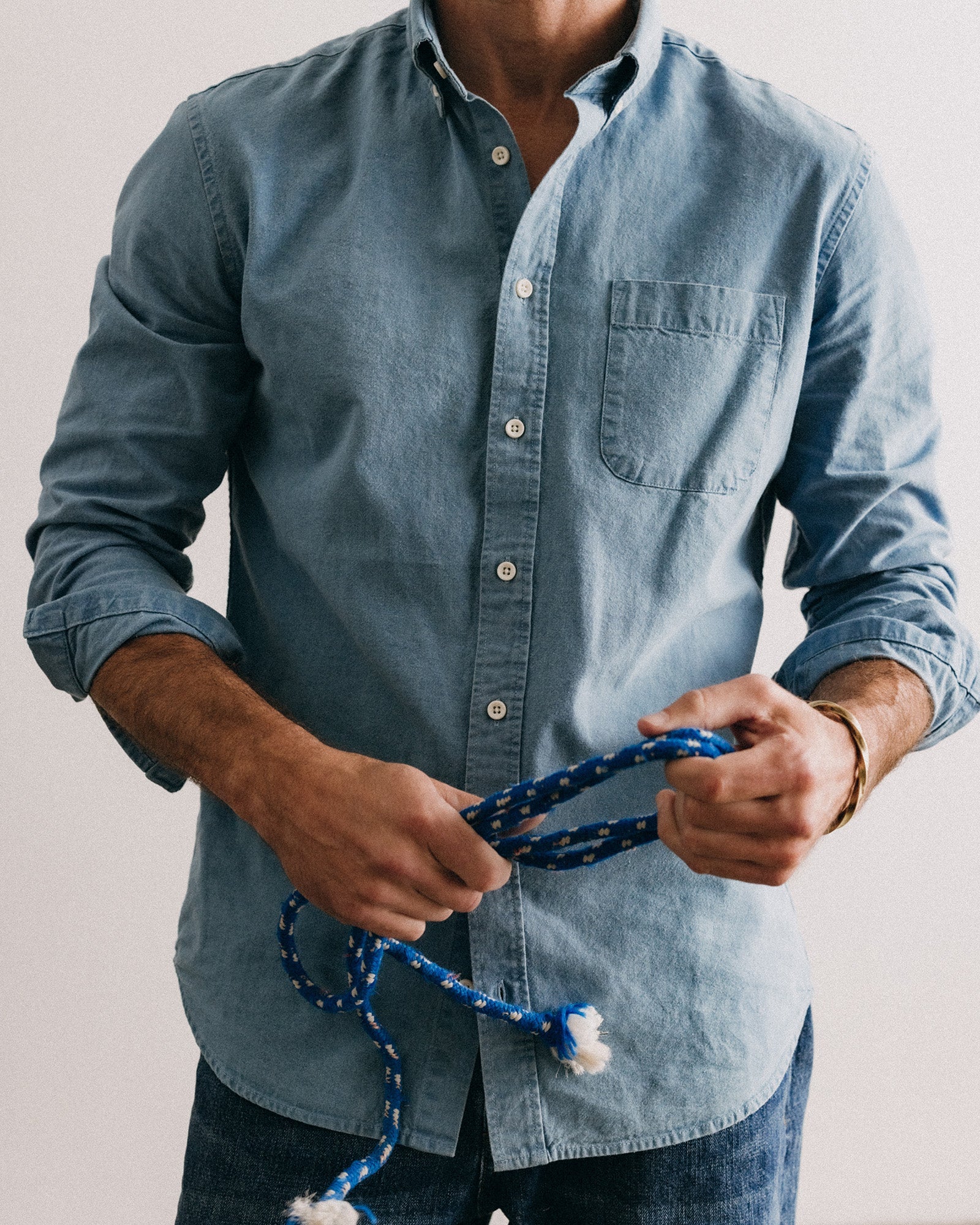 The Jack in Washed Indigo Oxford
