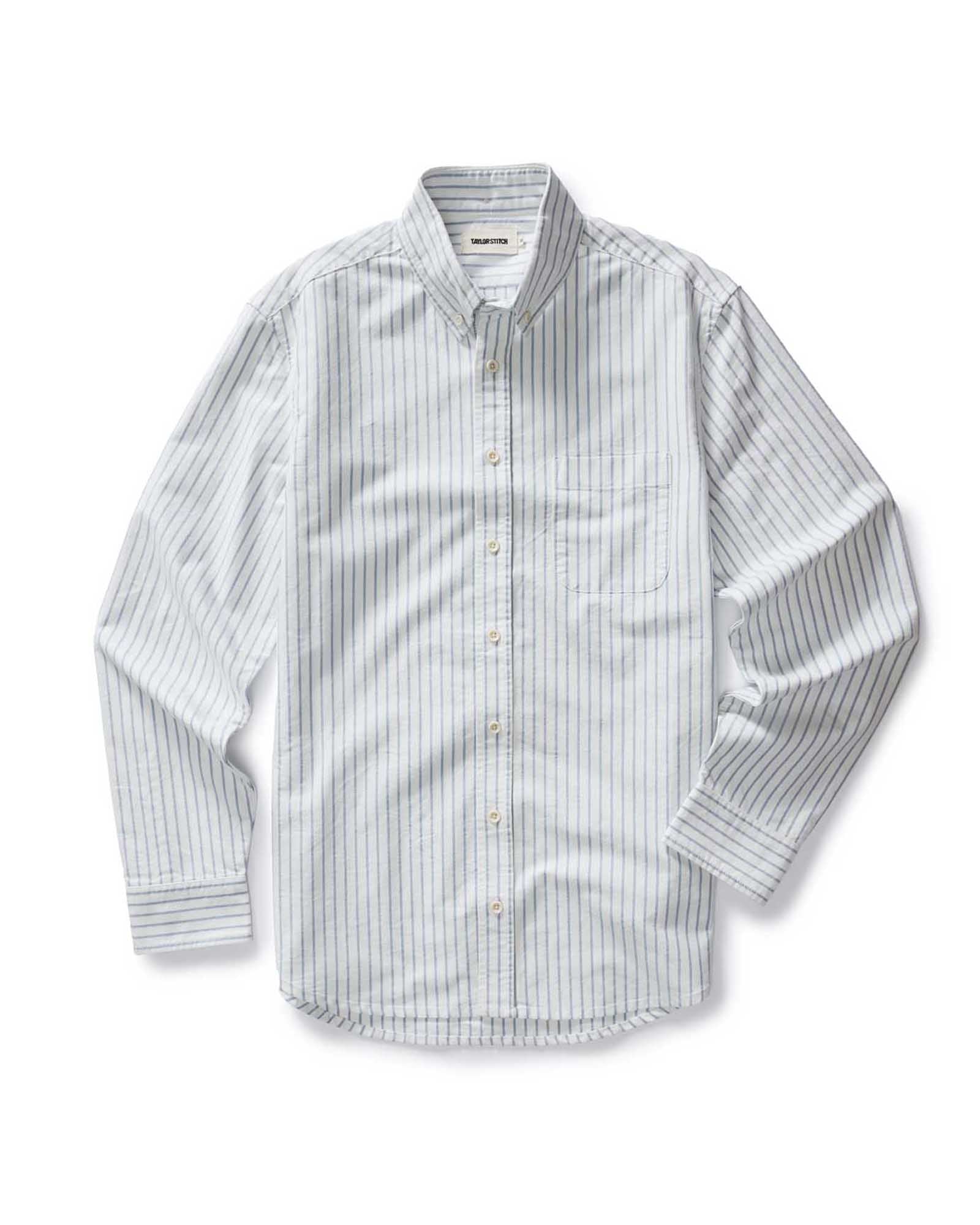 White Stripe Oxford Shoes O302217
