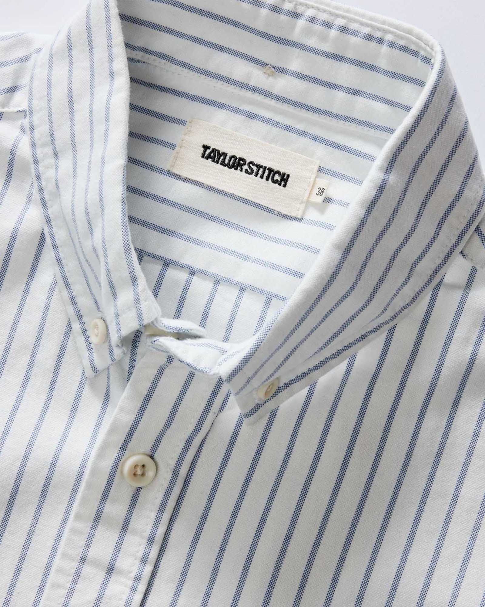 White Stripe Oxford Shoes O302217