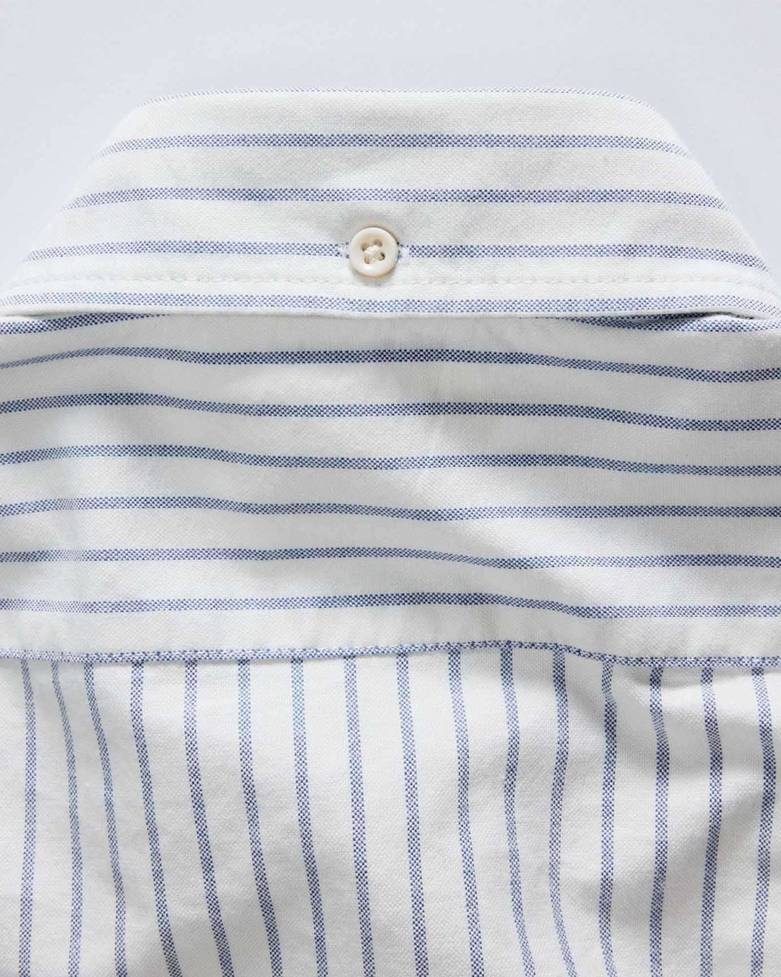 White Stripe Oxford Shoes O302217