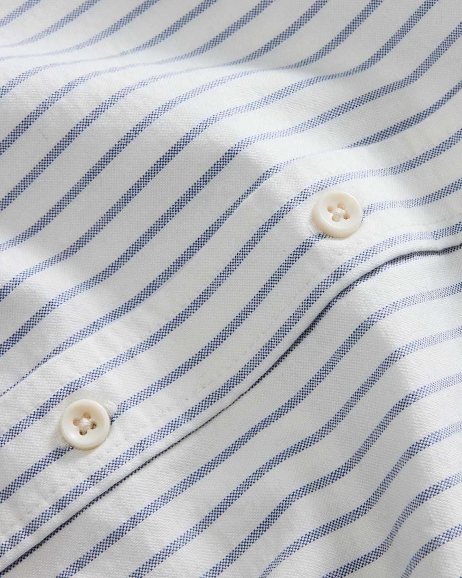 White Stripe Oxford Shoes O302217
