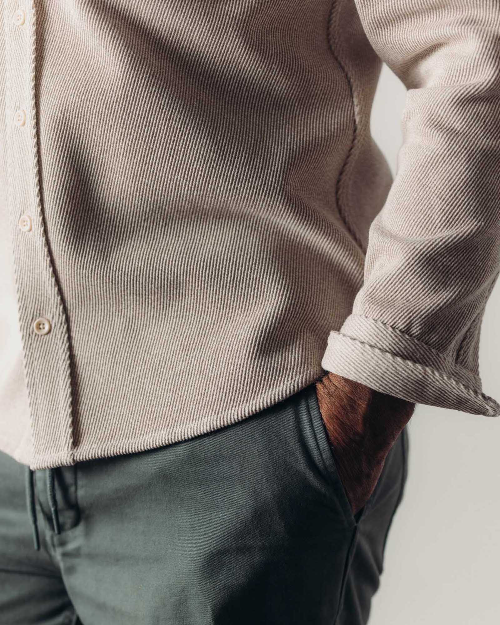 Flax Twill Shirt V337