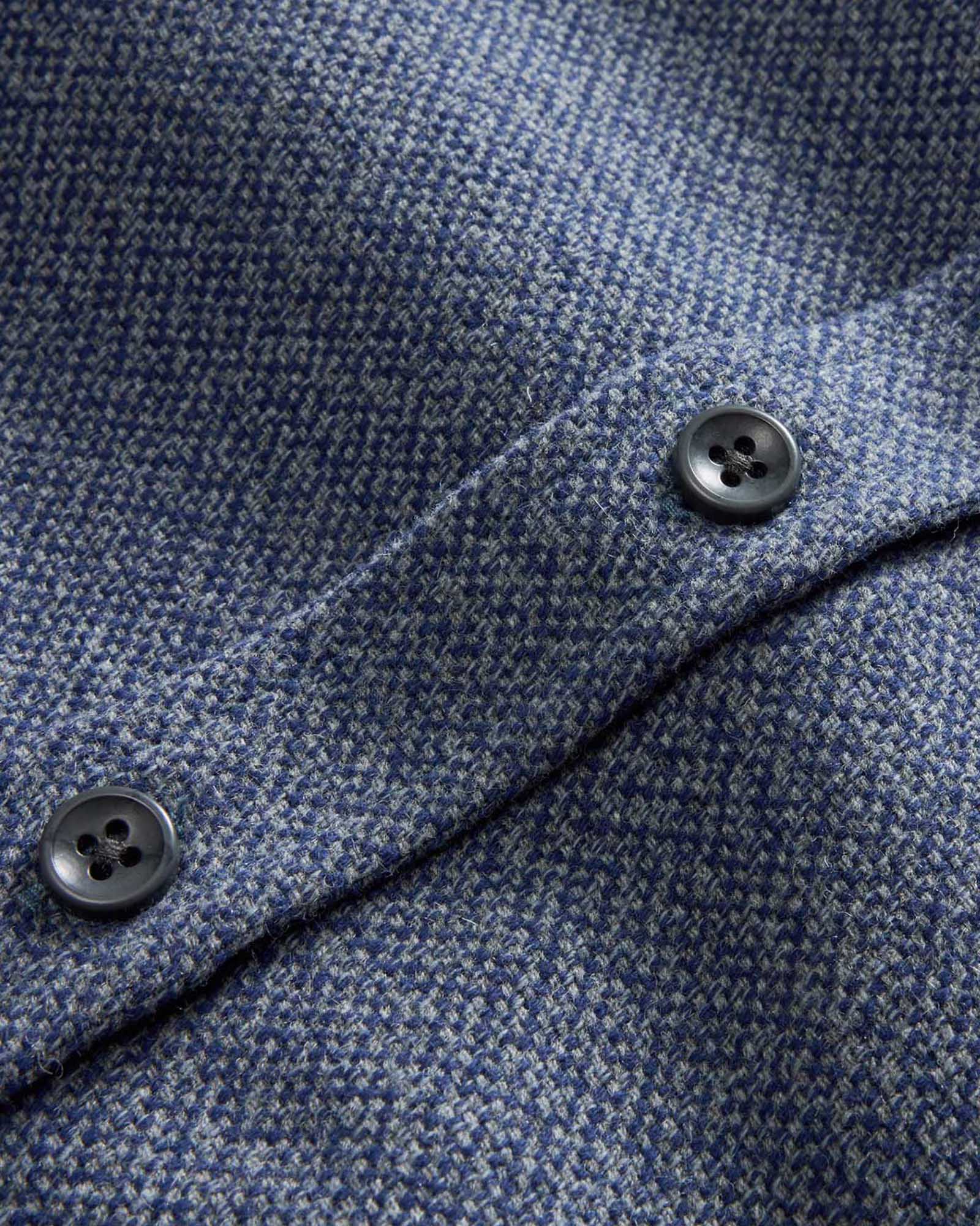 Indigo Ash Wool Canvas Utility Shirt A27719