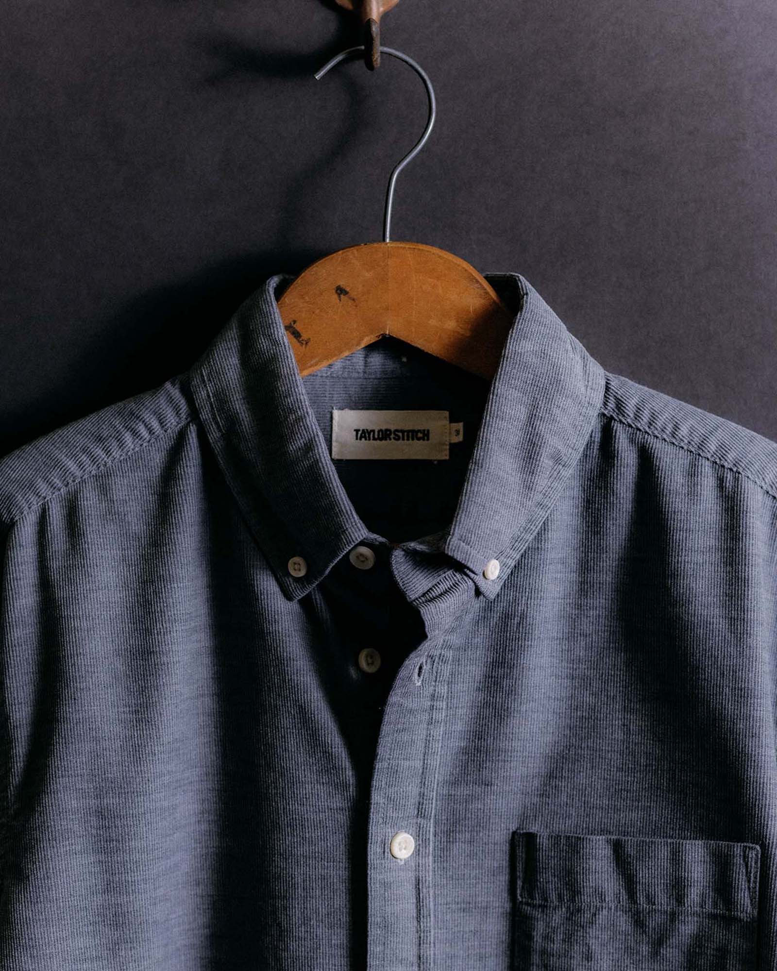 Heather Slate Pincord Jacket G762