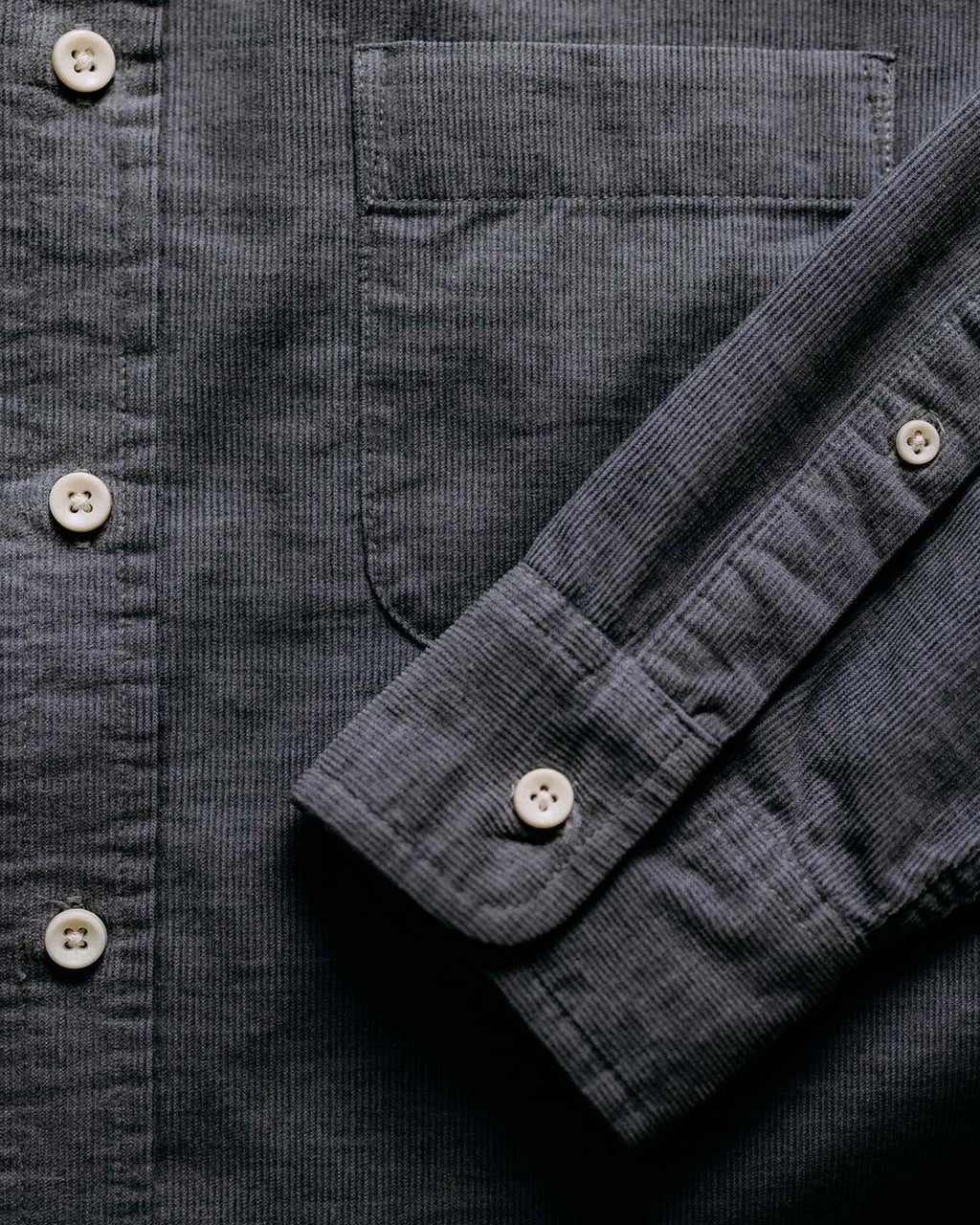 Heather Slate Pincord Jacket G762