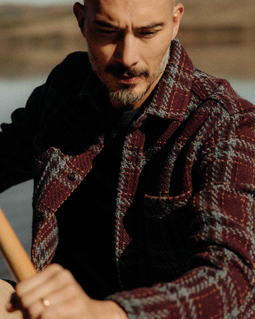 Overshirt in Port Plaid U8006