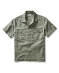Field Olive Reverse Sateen Short Sleeve Surplus Shirt U56033