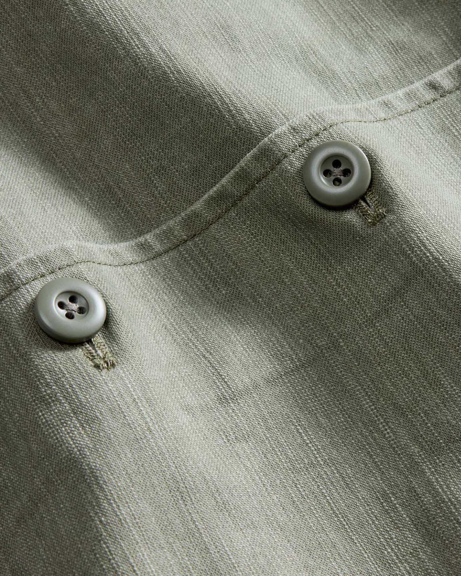 Field Olive Reverse Sateen Short Sleeve Surplus Shirt U56033