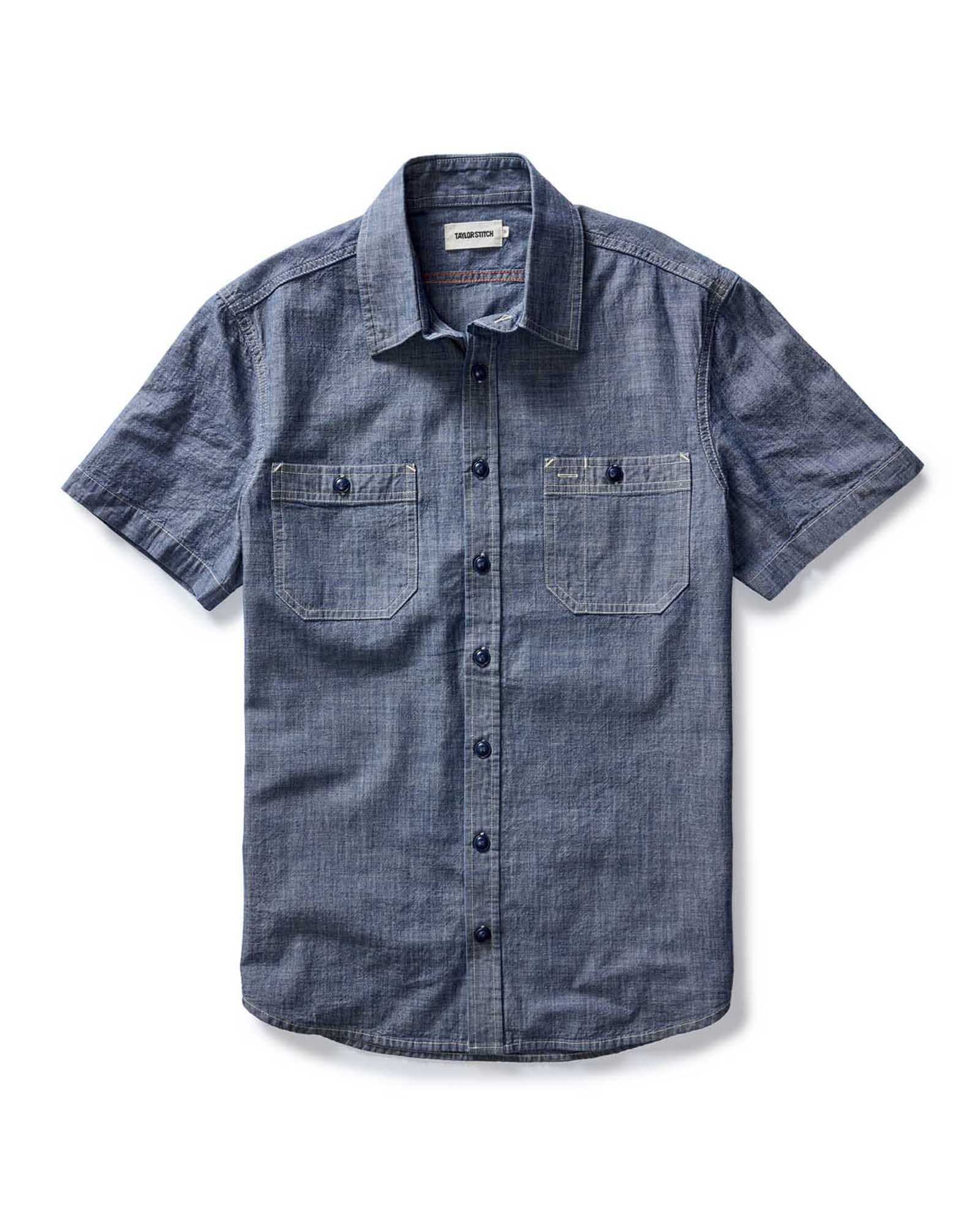 Indigo Selvedge Chambray Utility Shirt X205600