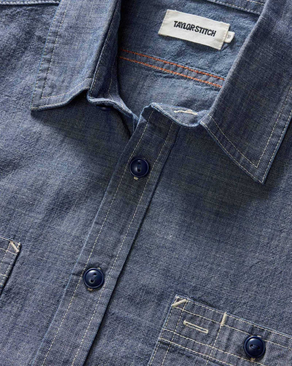 Indigo Selvedge Chambray Utility Shirt X205600