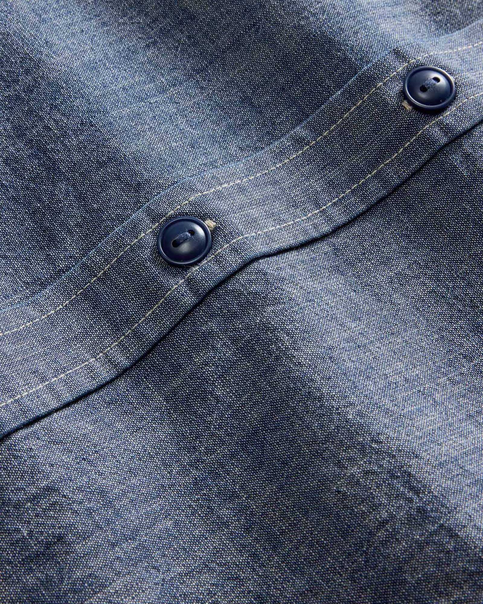 Indigo Selvedge Chambray Utility Shirt X205600