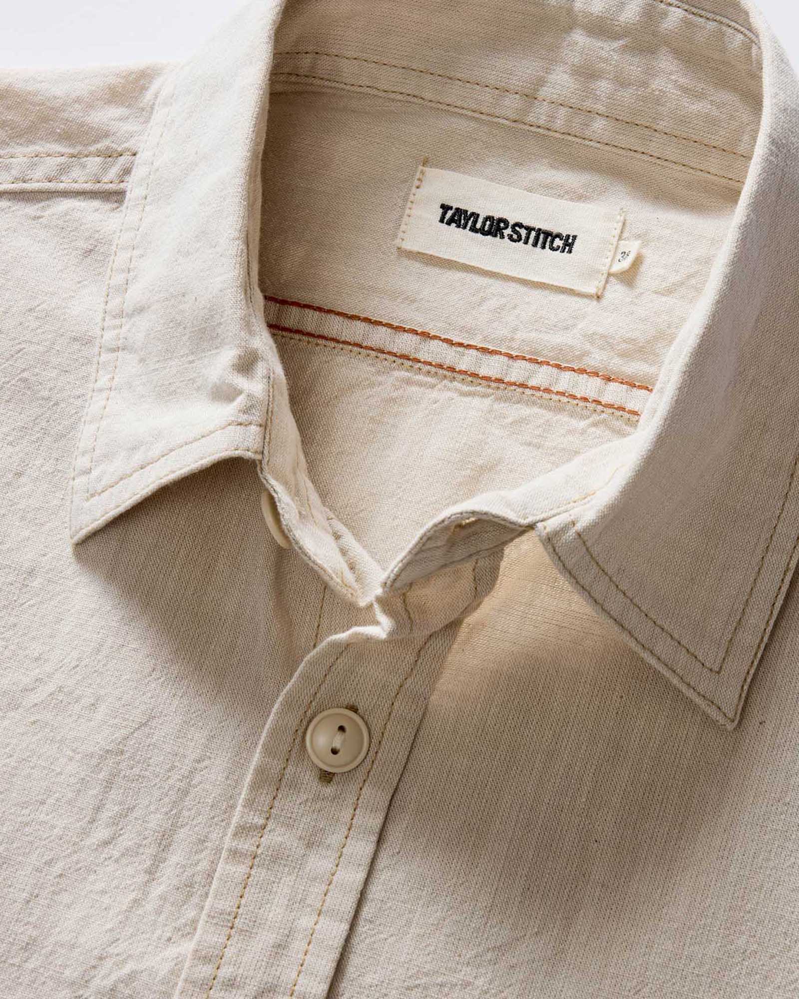 Natural Selvedge Chambray Utility Shirt W536813