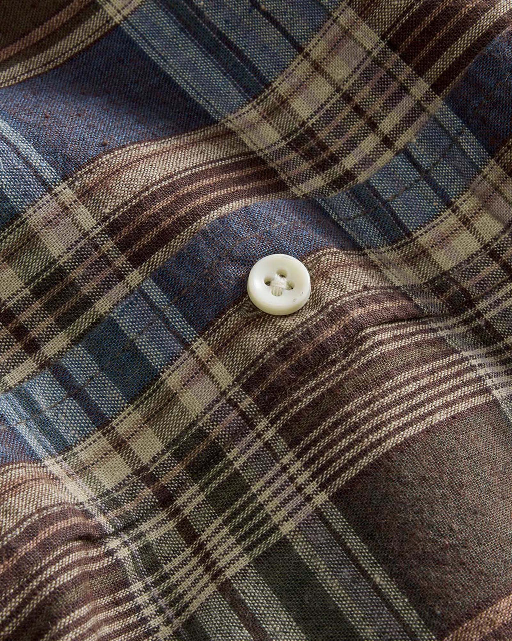 Atlantic Blue Plaid Short Sleeve Jacket X4679