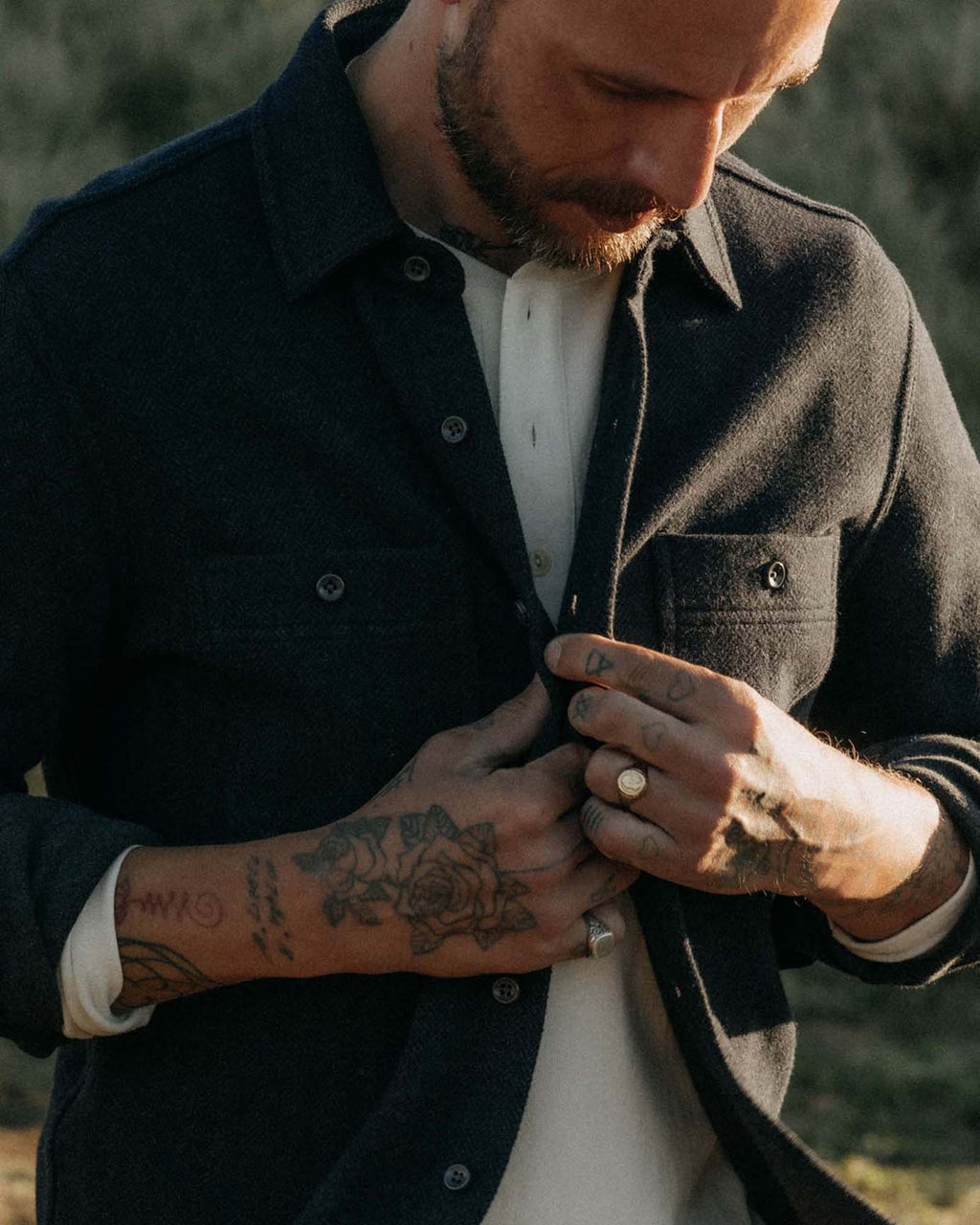 Knit Shirt in Dark Navy I4517