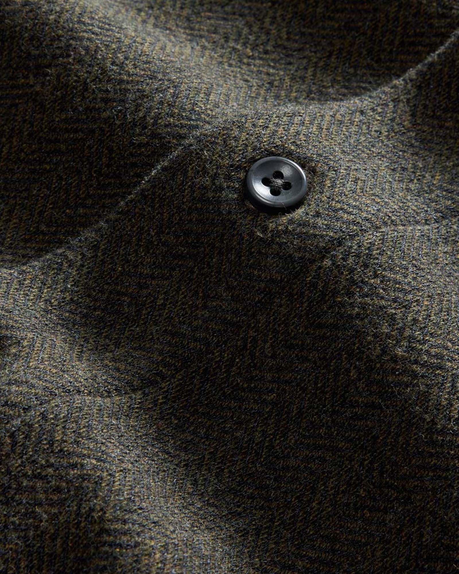 Heather Army Knit Shirt Z1618