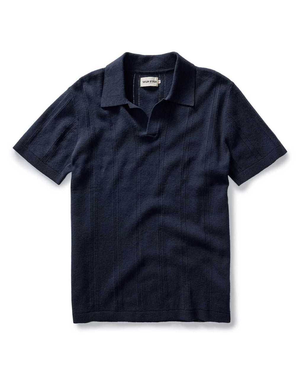 Dark Navy Rib Sweater Polo O57467