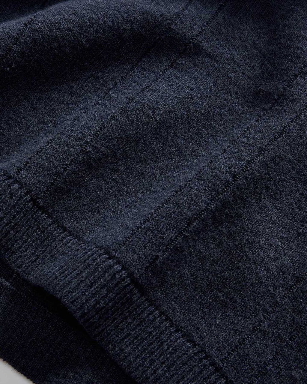 Dark Navy Rib Sweater Polo O57467