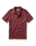 Dried Cherry Rib Sweater Polo W134