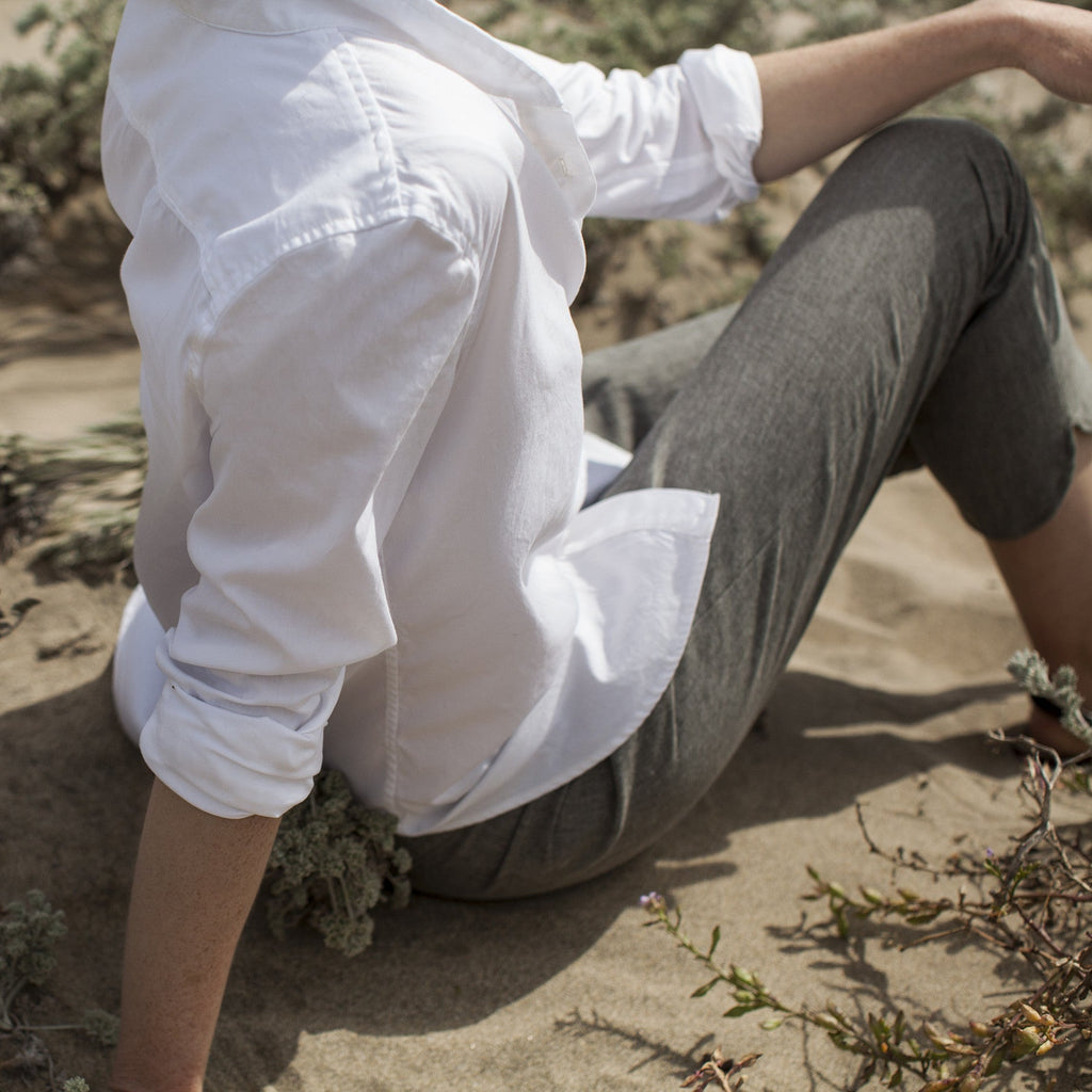 White Pinpoint Oxford Shirt I66333