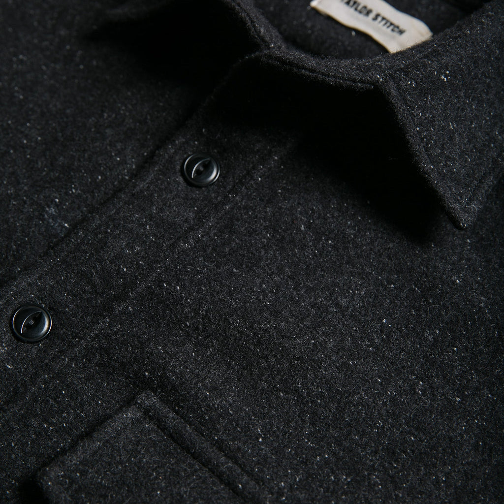The Maritime Shirt Jacket in Charcoal