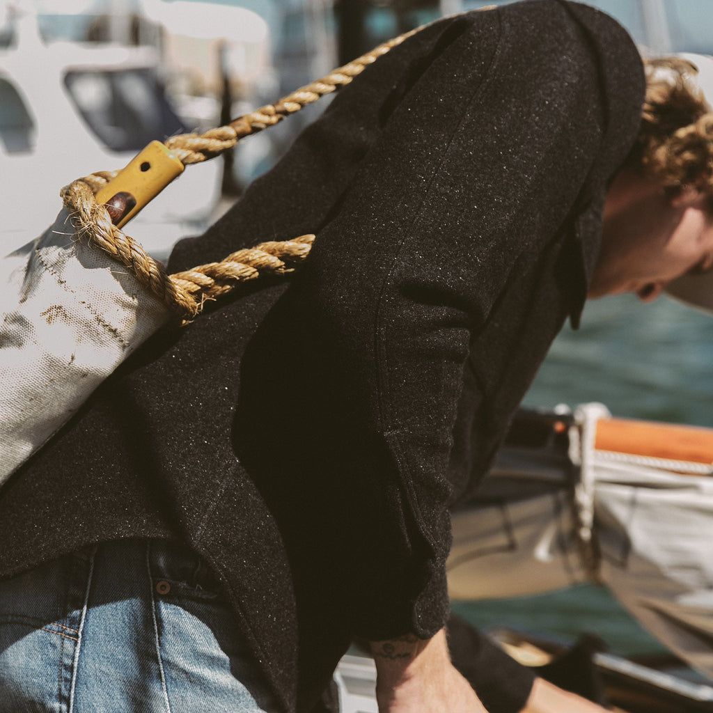 The Maritime Shirt Jacket in Charcoal