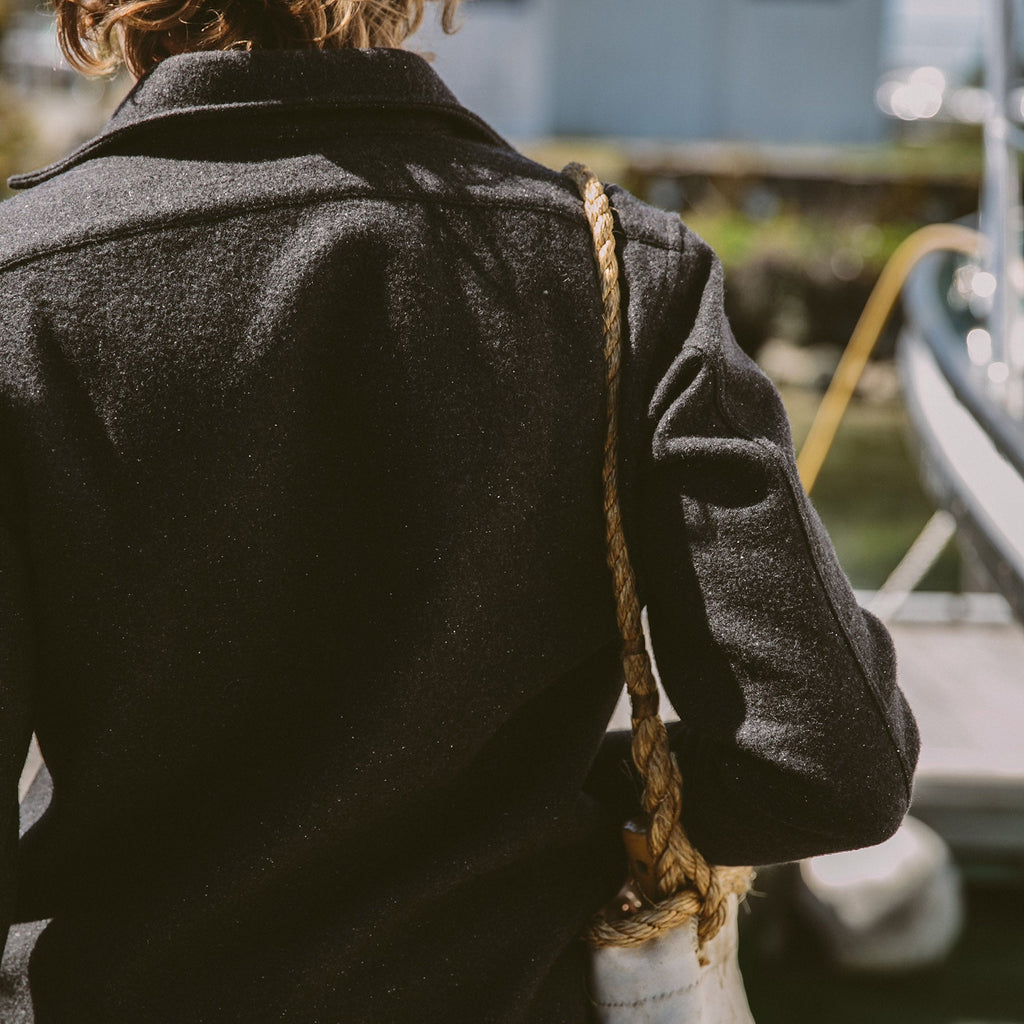 The Maritime Shirt Jacket in Charcoal
