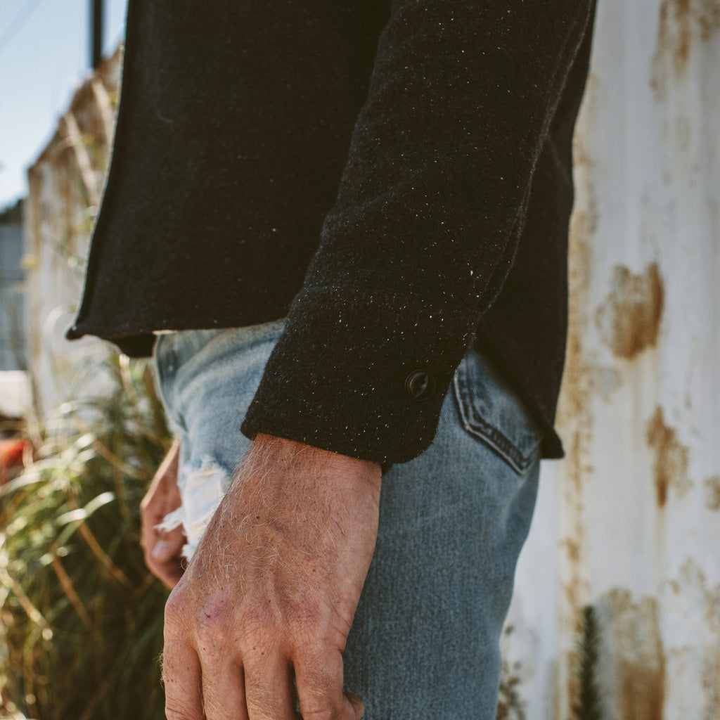 The Maritime Shirt Jacket in Charcoal