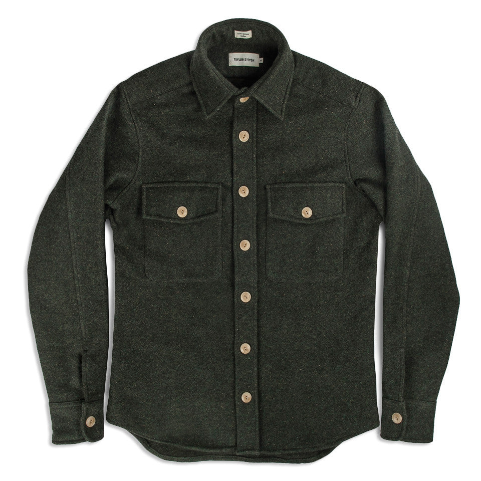 Moss Donegal Wool Shirt Jacket Z918922
