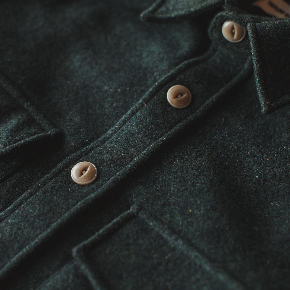Moss Donegal Wool Shirt Jacket Z918922